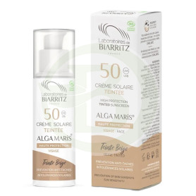 Crème Visage Beige Spf50 50Ml Biarritz