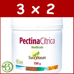 Pack 3x2 Pectine d&#39;Agrumes Modifiée 150Gr. Sourate Vitasan