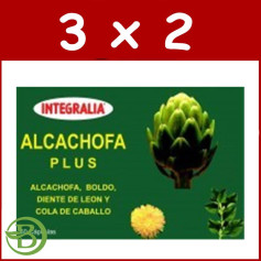 Pack 3x2 Artichaut Plus 60 Gélules Integralia