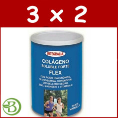 Pack 3x2 Collagène Forte Flex Vanille 400Gr. intégrale