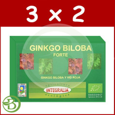 Pack 3x2 Ginkgo Biloba Forte Eco 60 Gélules Integralia