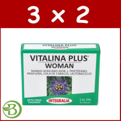Pack 3x2 Vitalina Plus Femme 30 Gélules Integralia