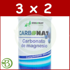 Pack 3x2 Carbonate de Magnésium 150Gr. ergonomique