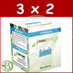 Pack 3x2 Ergosphère Sélénium 50 Gélules Ergonat