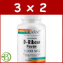 Pack 3x2 D-Ribose 150Gr. 30 Tomas Solaray