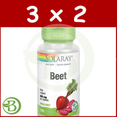 Betterave Racine (Betterave) 100 Capsules Végétales Solaray