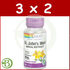 Pack 3x2 Millepertuis 60 Gélules Solaray