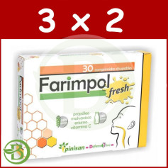 Pack 3x2 Farimpol Fresh 30 Comprimidos Pinisan