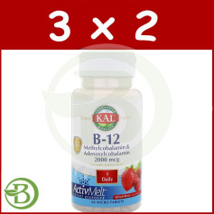 Pack 3x2 Méthylcobalamine 1 000 Mcg. 60 comprimés Kal