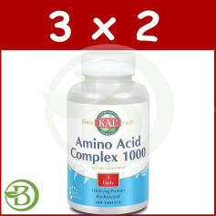 Pack 3x2 Complexe d'Acides Aminés 100 Comprimés Kal