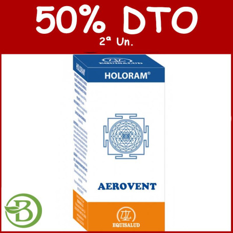 Holoram Aerovent 60 Cápsulas Equisalud Pack (2a Ud al 50%)