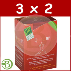 Pack 3x2 Quinol10 50Mg. 30 Gélules 100% Naturelles
