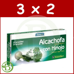 Pack 3x2 Artichaut au Fenouil 20 Ampoules Ynsadiet