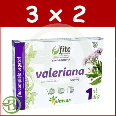 Pack 3x2 Valériane 30 Gélules Pinisan