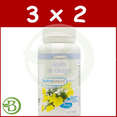 Pack 3x2 Huile d&#39;onagre 110 Perles 500Mg. Drasanvi