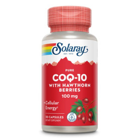 Pure Coq10 100 Mg - 30 Gélules Solaray