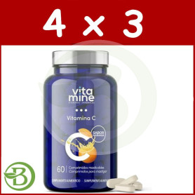 Pack 4x3 Vitamina C 60 Comprimidos Herbora