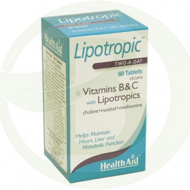 Lipotrópicos con Vitaminas B y C Health Aid