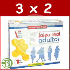 Pack 3x2 Gelée Royale Adultes 15 Ampoules Pinisan
