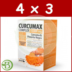 Pack 4x3 Curcumega Complex 30 Gélules Dietmed