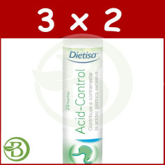 Pack 3x2 Acid-Control 20 Pastillas Dietisa