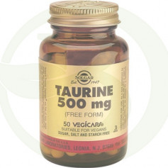 Taurine 500Mg. 50 Gélules Solgar
