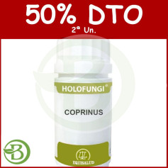 Holofungi Coprinus 50 Gélules Equisalud Pack (2ème unité à 50%)