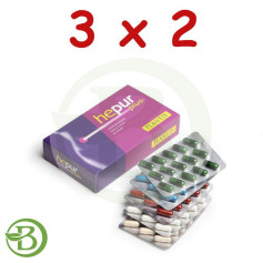 Pack 3x2 Hepur Plus 90 Gélules Plantis