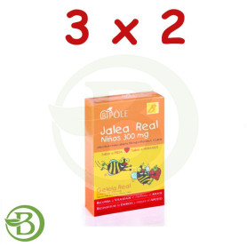 Pack 3x2 Jalea Real Niños 20 Ampollas Intersa