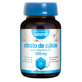 Citrate de Calcium avec Vitamine D3 1000Mg 120 Comp Naturmil