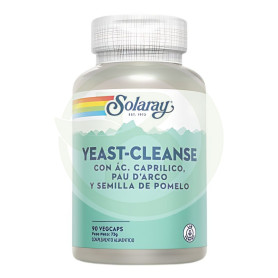 Yeast Cleanse 90 Gélules Végétales Solaray