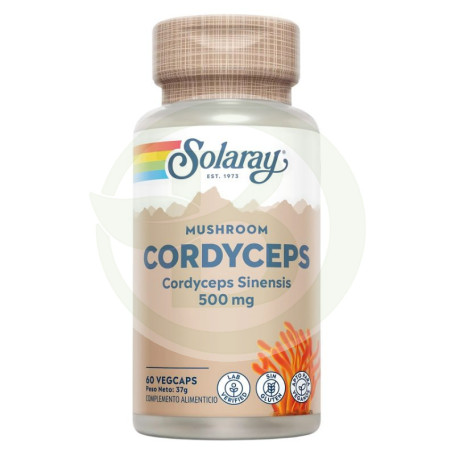 Cordyceps Fermented 500 mg 60 Gélules Solaray