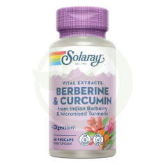 Berberine & Curcumín 600Mg. 60 Gélules Végétales Solaray