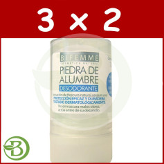 Bifemme Déodorant Pierre d&#39;Alun Pack 3x2