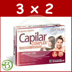 Pack 3x2 Complexe Capilaire Zentrum 60 Gélules Végétales