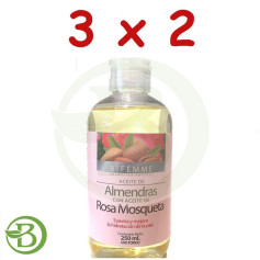 Pack 3x2 Huile d'Amande + Rose Musquée 250Ml. Bifemme