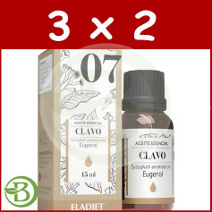 Pack 3x2 Essence de Girofle 15 Ml Eladiet