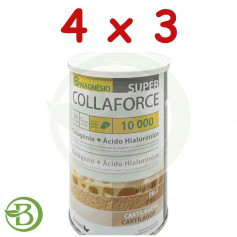 Pack 4x3 Super Collaforce 10 000 Magnésium (Citron) 450Gr Dietmed