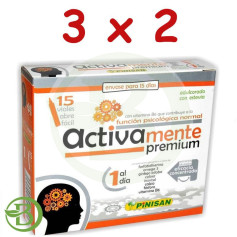 Pack 3x2 Activamente 15 Ampoules Pinisan