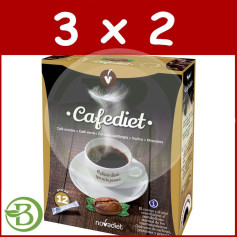 Pack 3x2 Cafediet 12 Bâtonnets Novadiet