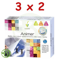 Pack 3x2 Animer 60 Gélules Végétales Nova Diet