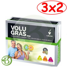 Pack 3x2 Volugras 30 Comprimés Diététiques Nova