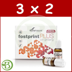 Pack 3x2 Fost Print Plus 20 Flacons Soria Naturel