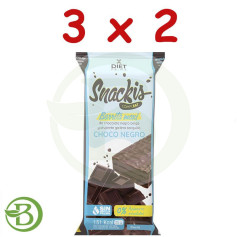 Pack 3x2 Snackis Compleat Choco Noir 35 Gr Herbora