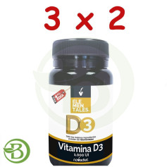 Pack 3x2 Vitamine D3 1000 UI 120 Comprimés Novadiet