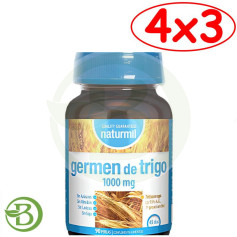 Pack 4x3 Germe de Blé 1000Mg 90 Perles Naturmil