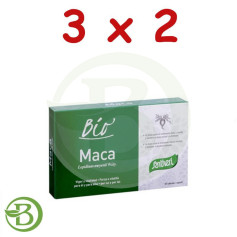 Pack 3x2 Maca Bio 60 Gélules Santiveri