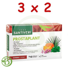 Pack 3x2 Prostaplant Serenpro 40 Gélules Santiveri