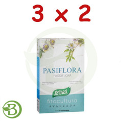 Pack 3x2 Passiflore 40 Gélules Santiveri