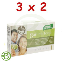 Pack 3x2 Garlicir Forte 40 Gélules Santiveri